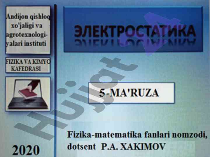 Elektrlanish va o‘tkazgichlarga doir sinov savollari
