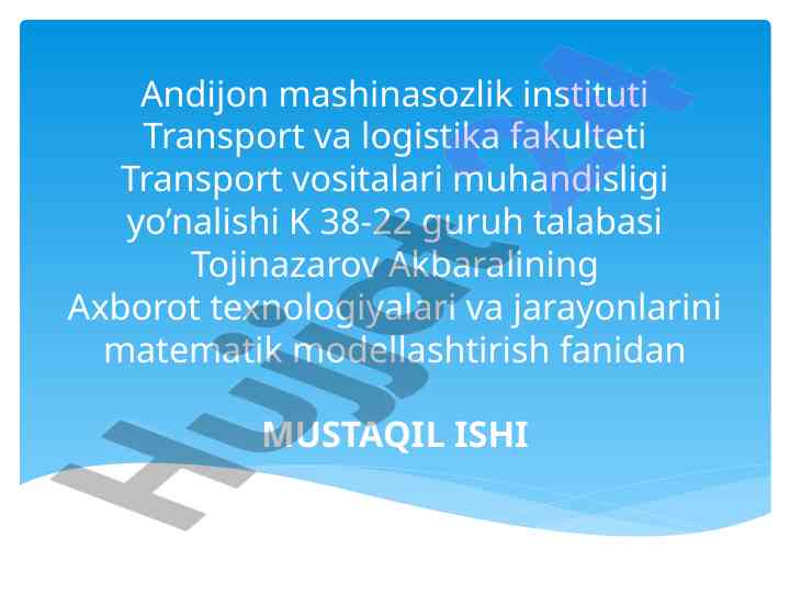 Uch o'lchovli grafik imkoniyatlari loyihalash