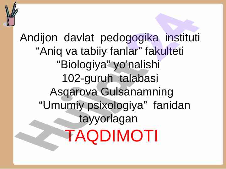 Kichik maktab yosh davrida psixik rivojlanish xususiyatlari