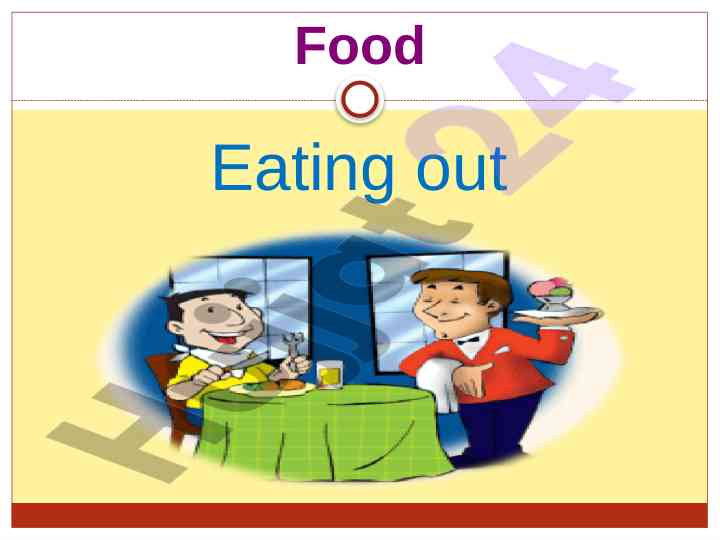 Food ordering interaction guide for beginners