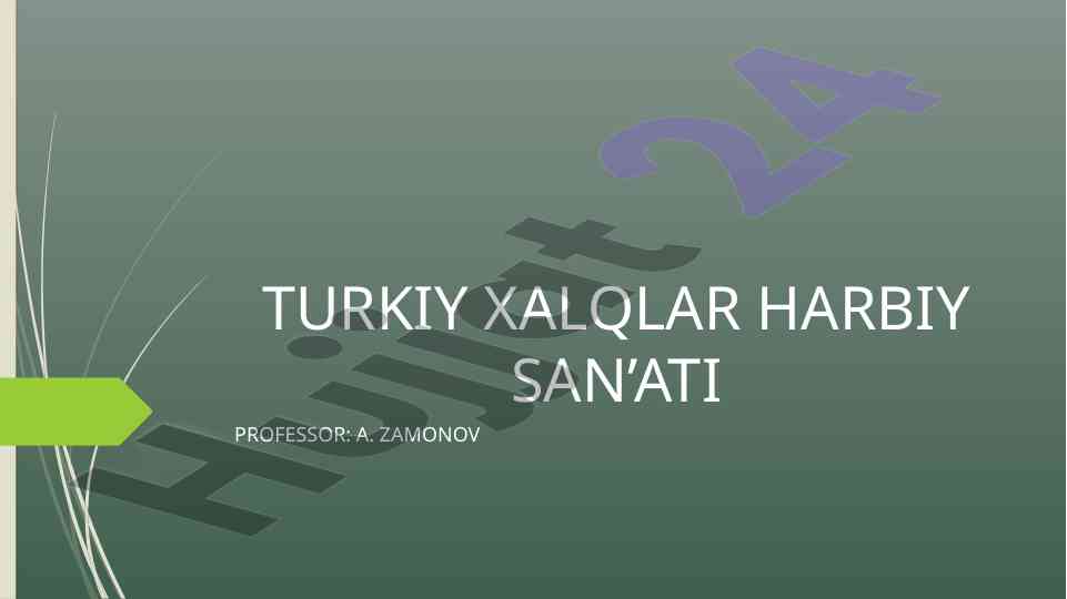 Turkiy xalqlarda harbiy sanʼat tushunchalari