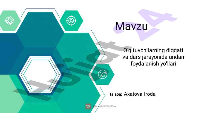 O'qituvchilar diqqatining ahamiyati va strategiyalari