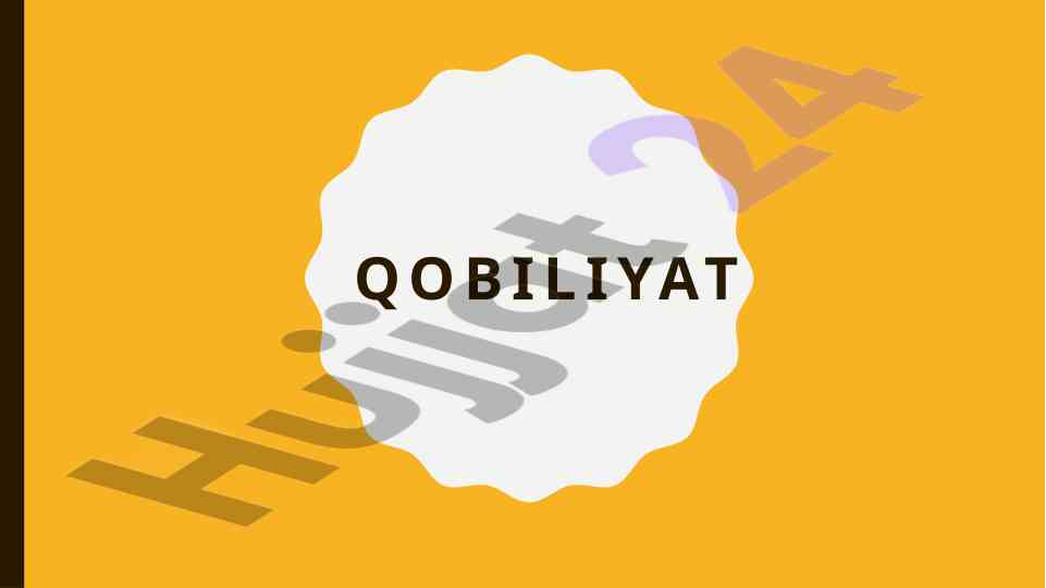 Qobiliyatlar va ularning rivojlanishi haqida tushuncha