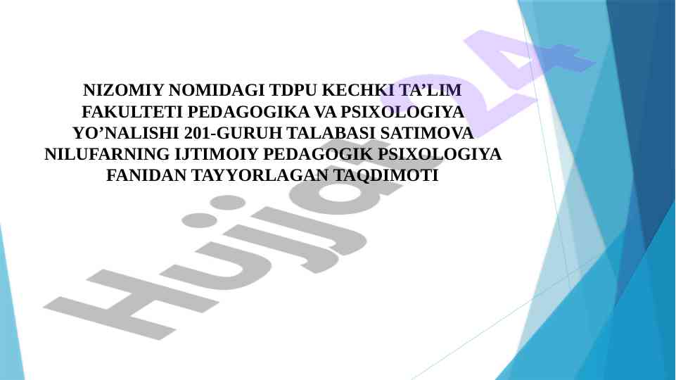Xorijda ijtimoiy pedagogikaning rivojlanish tarixi