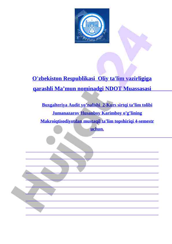 Iqtisodiy davrlar va iqtisodiy tebranishlar sabablari