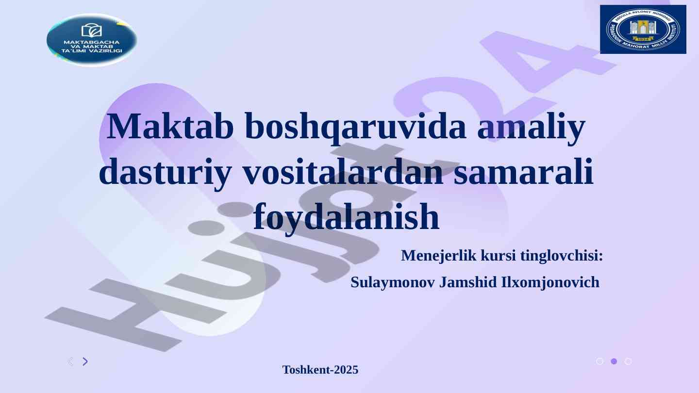 Maktab boshqaruvidagi raqamli vositalar tahlili