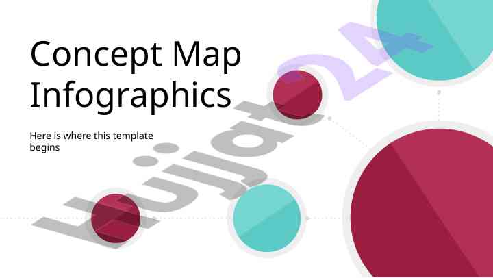 Concept map infographics solar system overview