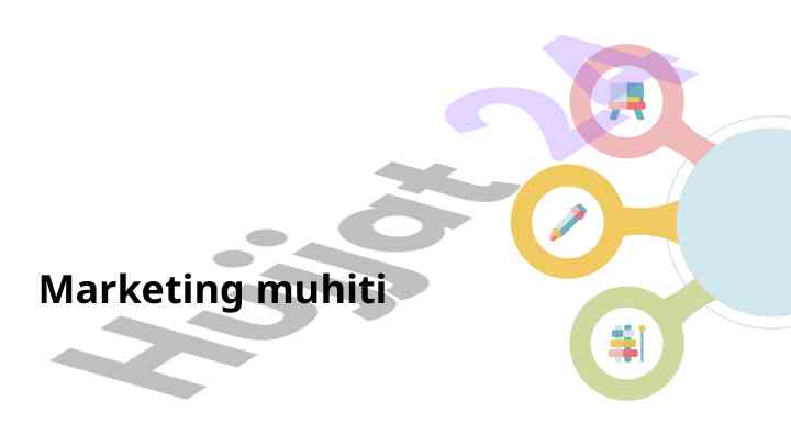 Marketing muhiti tahlili va strategiyalari