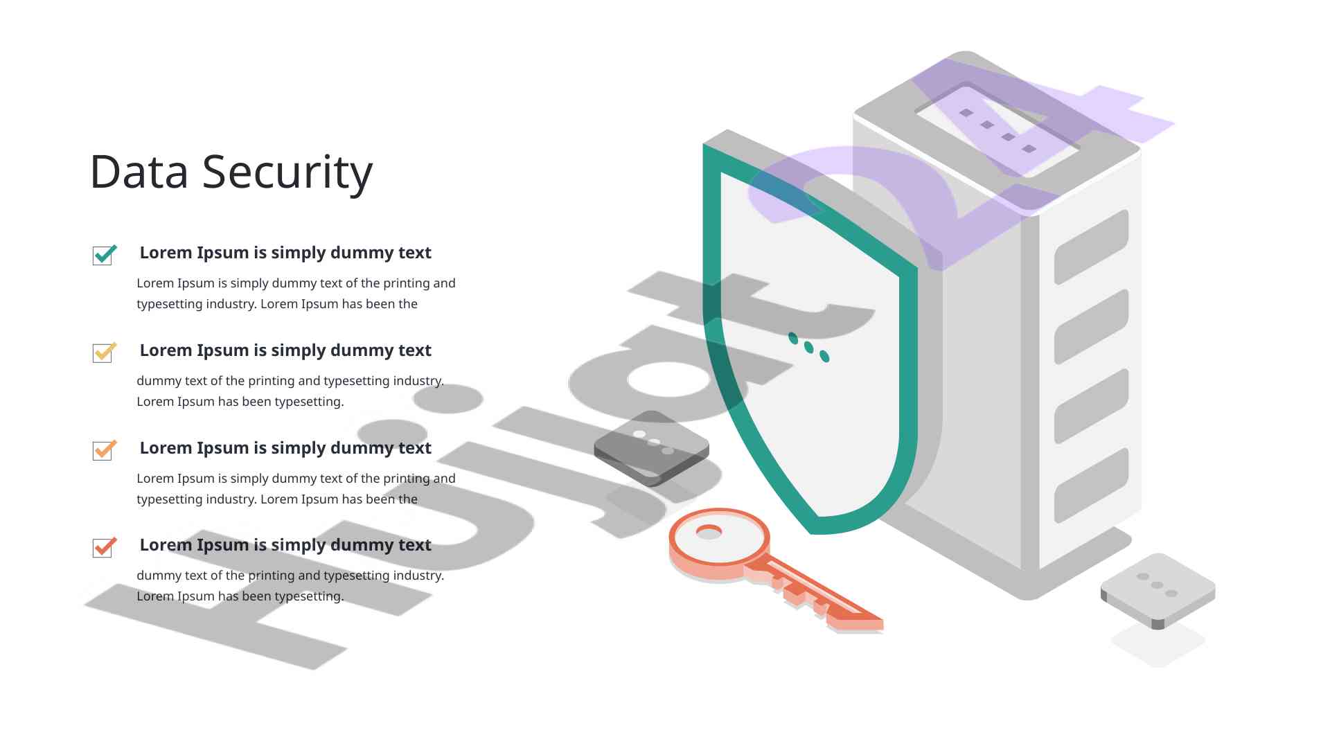Server security overview in printing industry