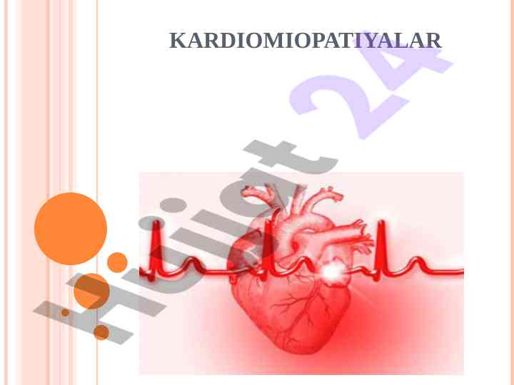 Kardiomiopatiyalar tasnifi va tahlili