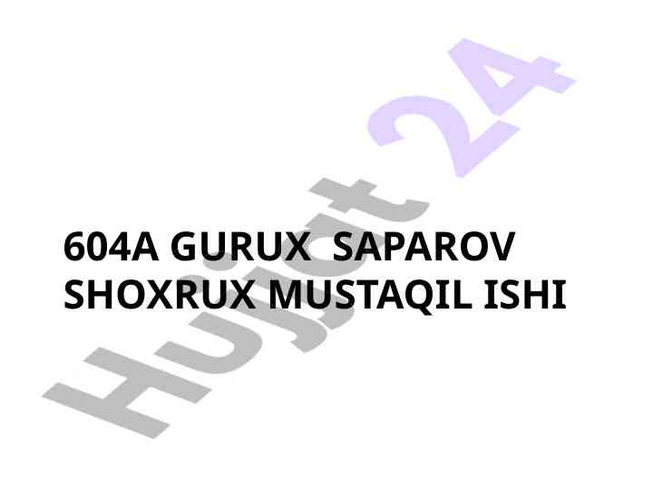 Yurak orttirilgan nuqsonlari tahlili