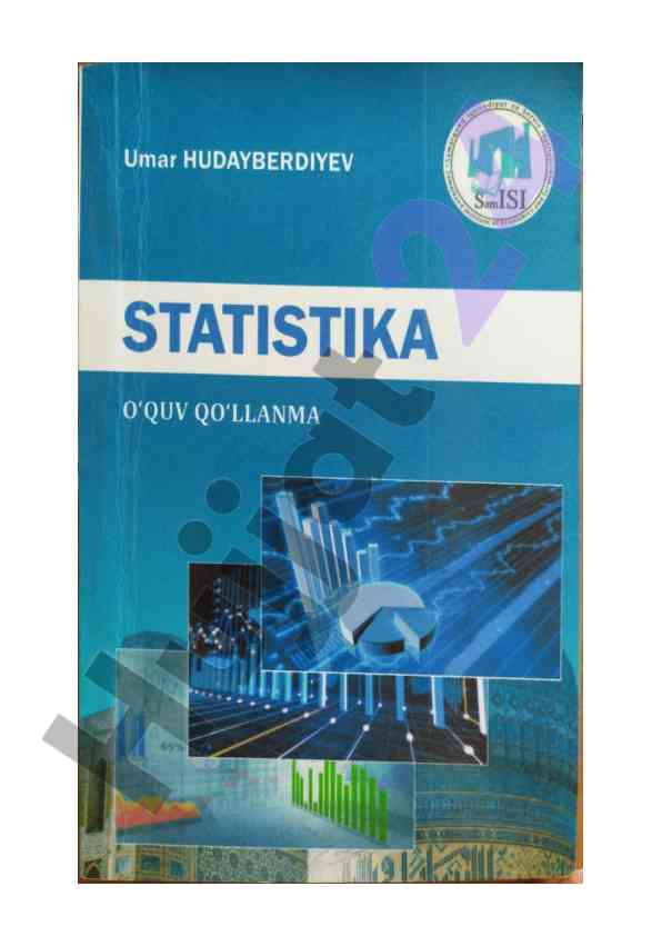 Statistika o‘quv qo‘llanmasi samarqand 2019