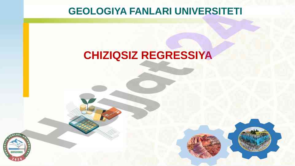 Chiziqsiz regressiya va stoxastik tahlil strategiyalari