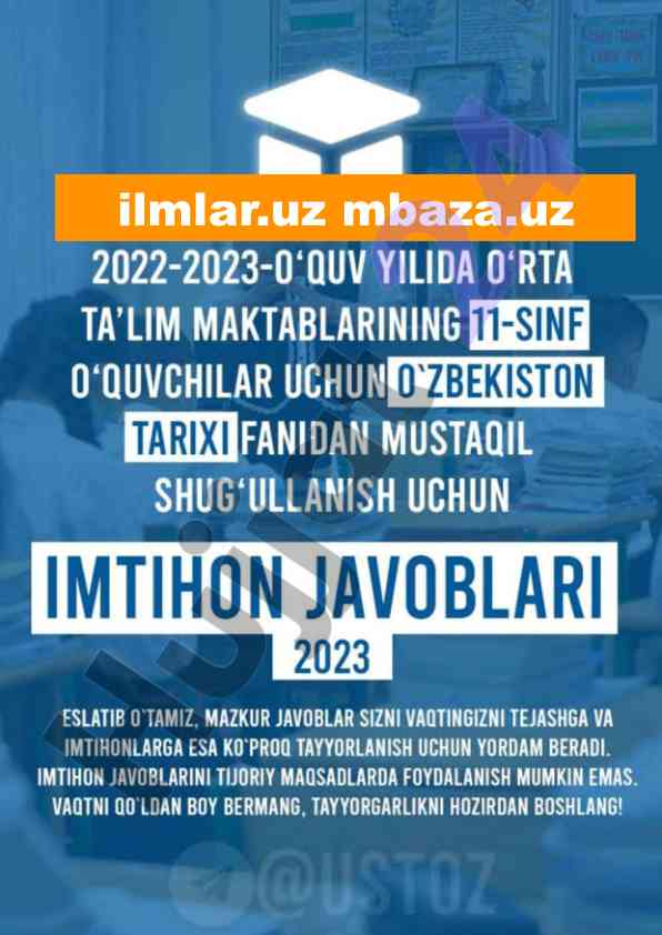 Ilmlar.uz va mbaza.uz tahlillari