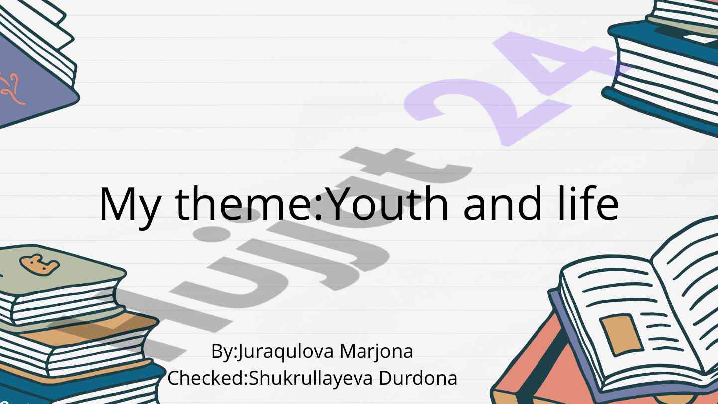Youth and life analysis and impacts
