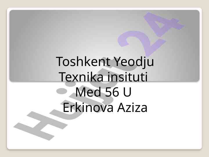 Yassi chuvalchanglar tuzilishi haqida ma'lumot