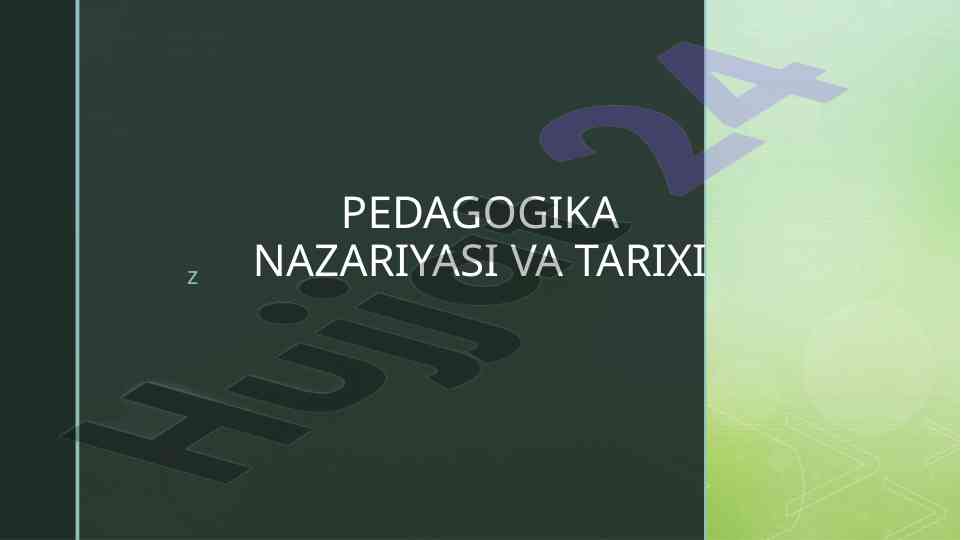 Xix asr tarbiyasi va pedagogik fikrlar
