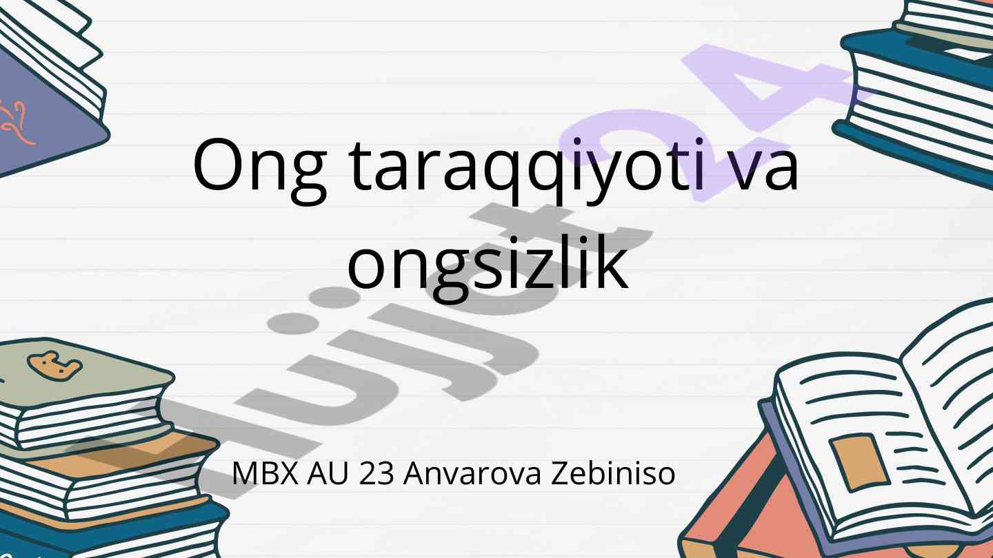 Ong va ongsizlik: psixologik tushuncha