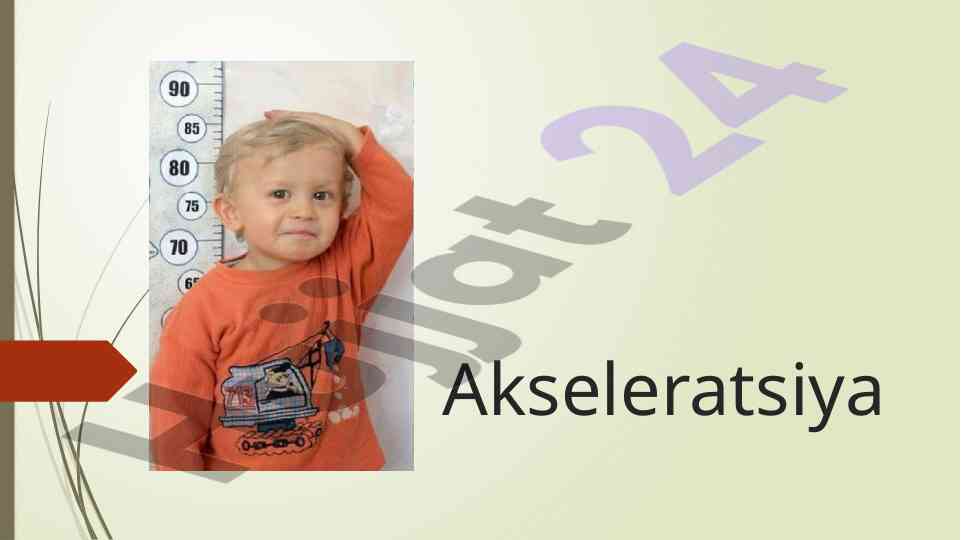 Akseleratsiya jarayonining yosh avlodga ta'siri