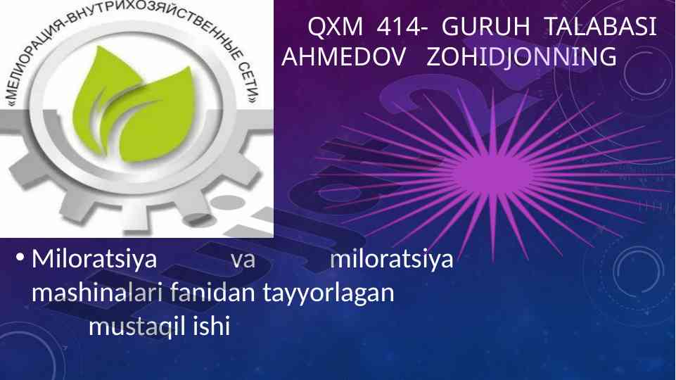 Gruntlarni zichlovchi mashinalar texnologiyasi