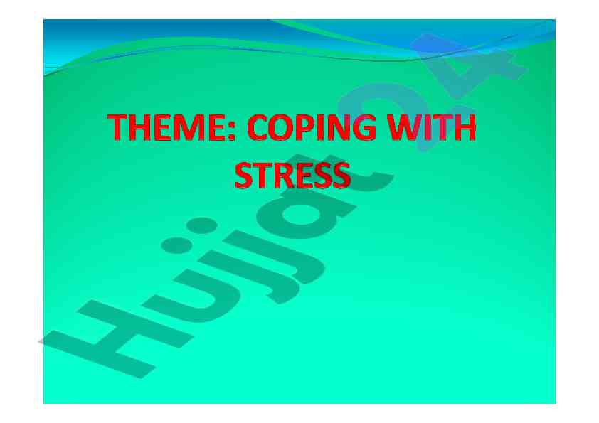 Stress management techniques for everyday life