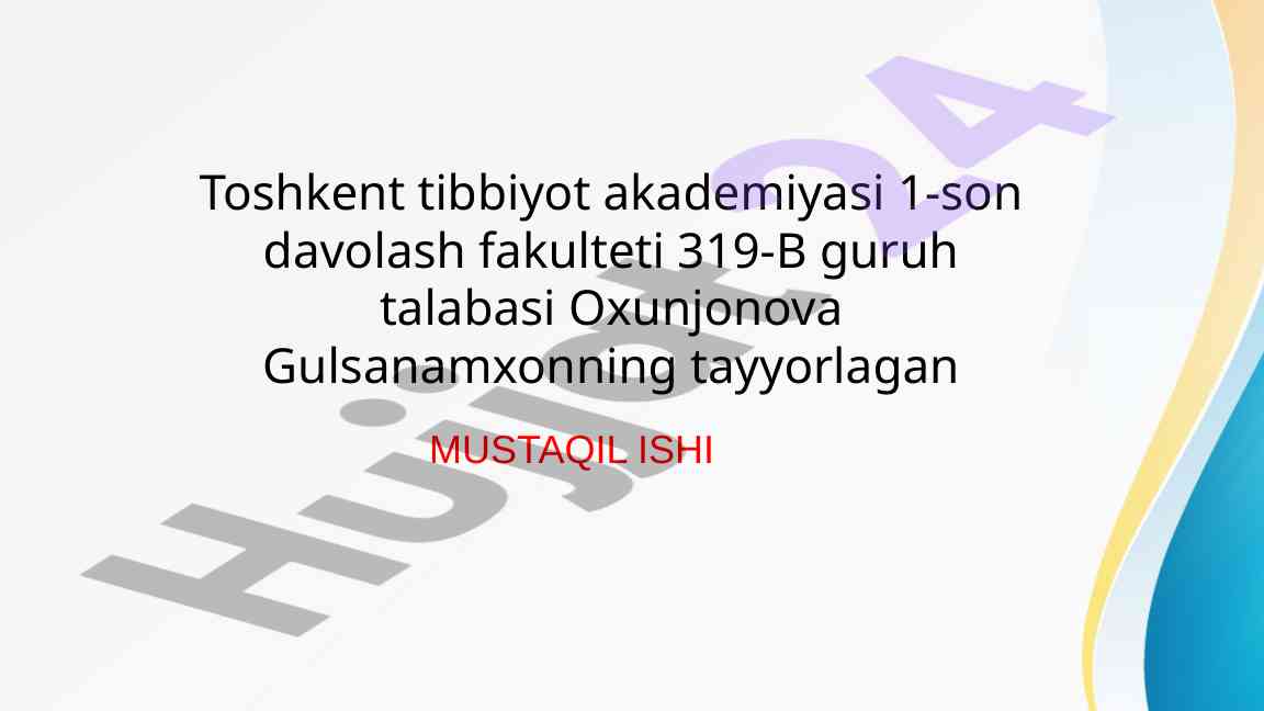 Bolalarda bronxial obstruksiya sindromi tahlili