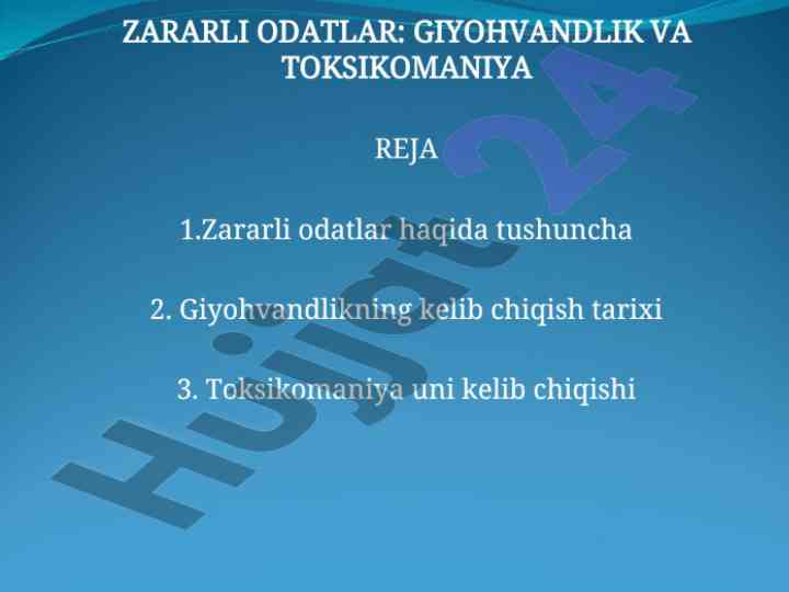 Foydalanilgan adabiyotlar va saytlar tibbiyot kasbiga kirish