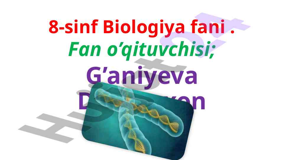 Zamonaviy axborot texnologiyalari va biologiya darslari