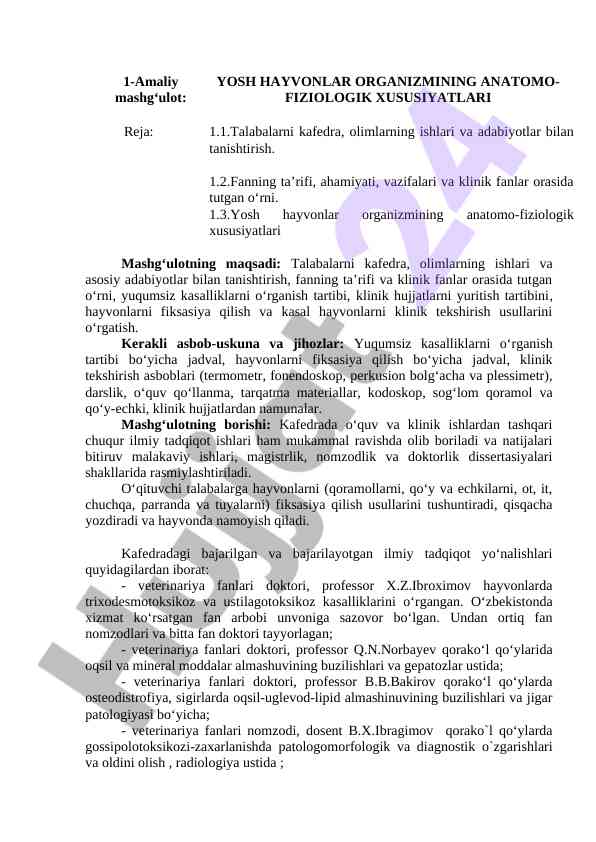 Yuqumsiz kasalliklarni o‘rganish usullari