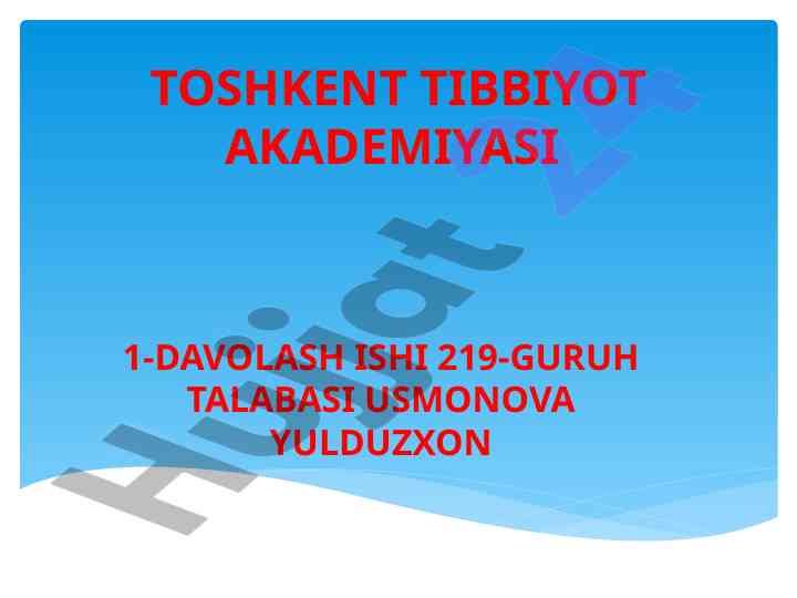 Jarohatga xirurgik ishlov berish usullari