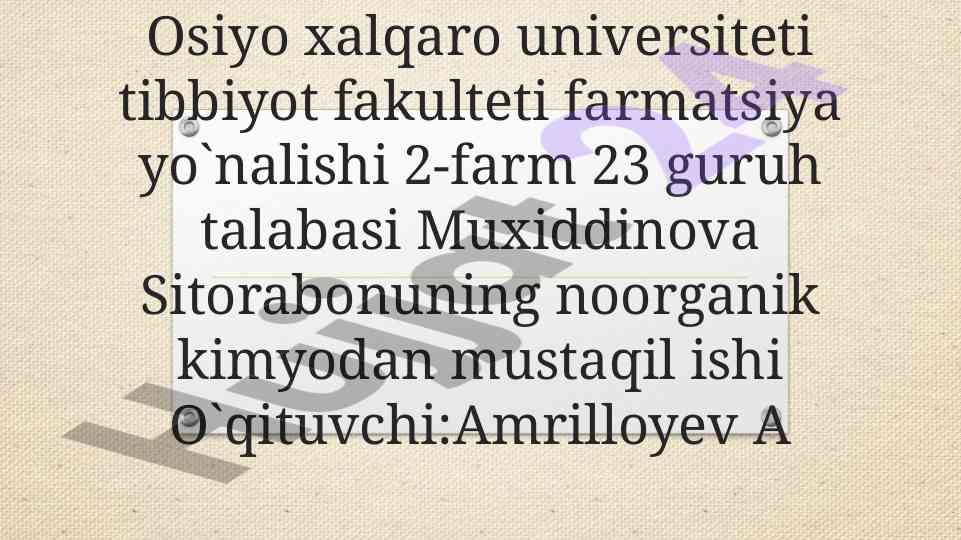 Termodinamik jarayonlar va kimyoviy reaksiyalar