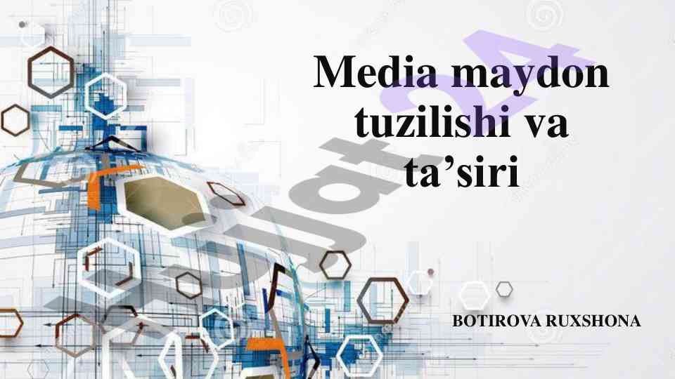 Media maydon tuzilishi va ta’siri