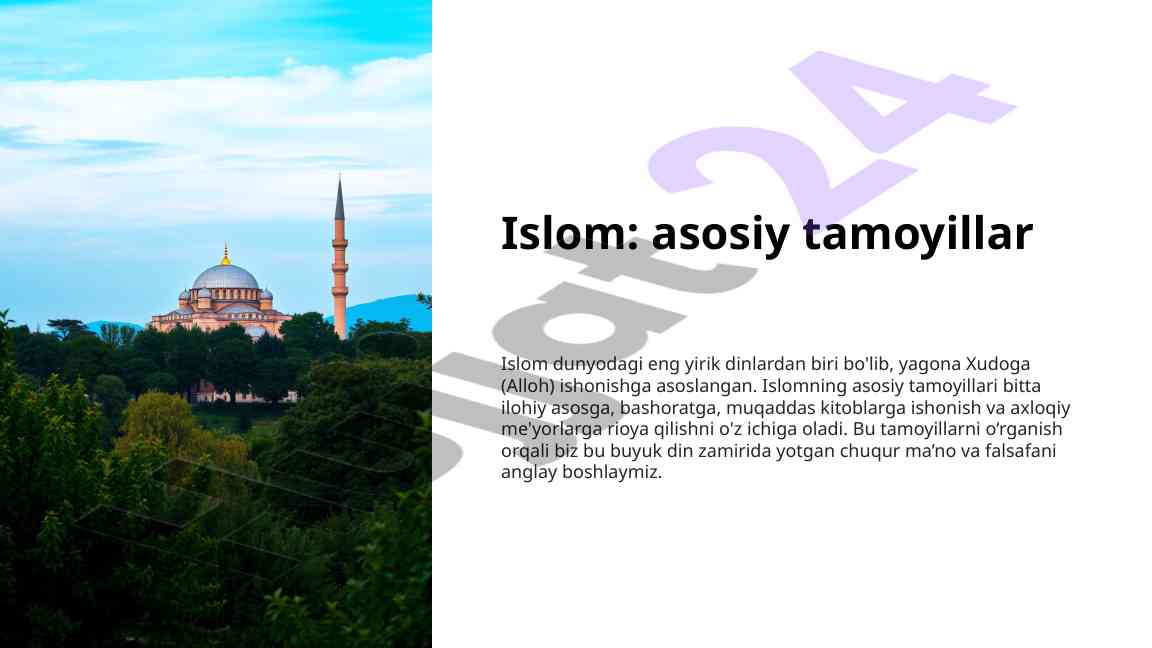 Islomning Asosiy Tamoyillari Va Tarixi