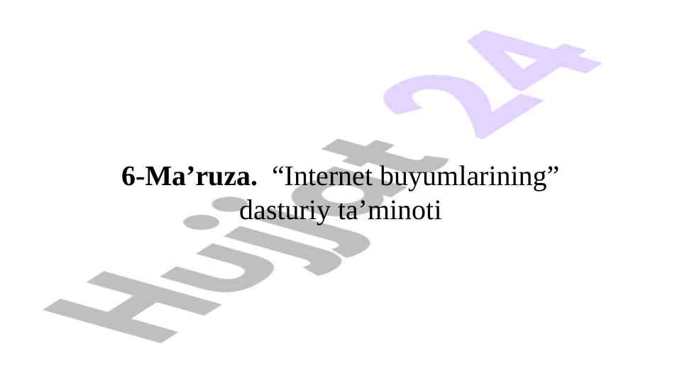 Internet dasturlash tillarining izlanishlari