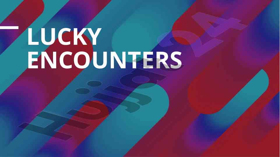 Grammar exercises for lucky encounters