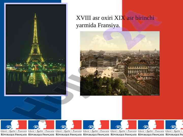 Fransiyada siyosiy-iqtisodiy ahvol va napoleon