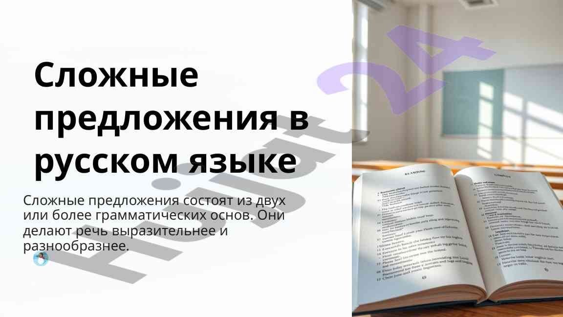 Сложные предложения в русском языке