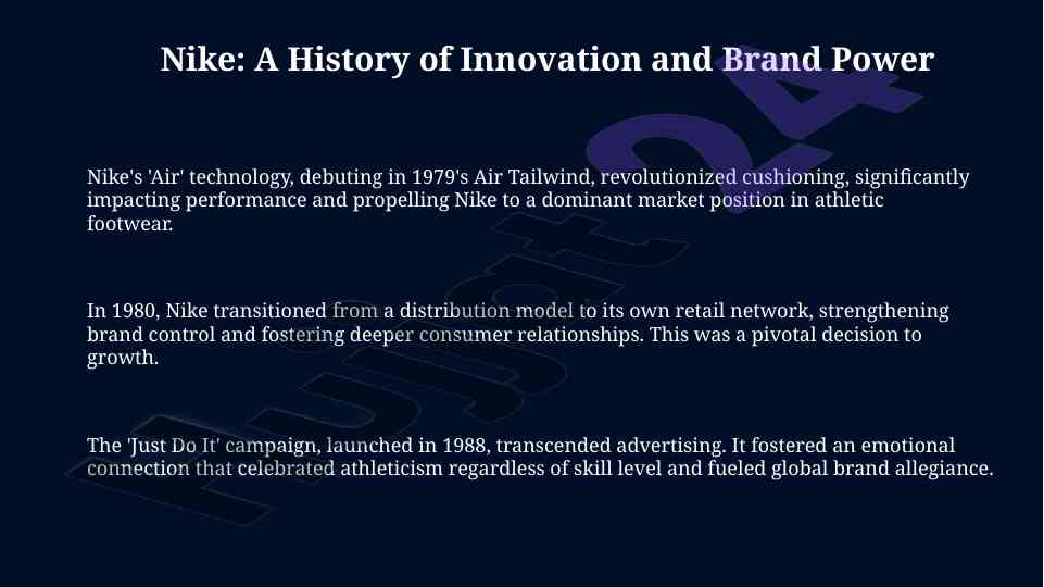 brief history of nike company
