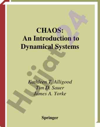 Chaos: an introduction to dynamical systems