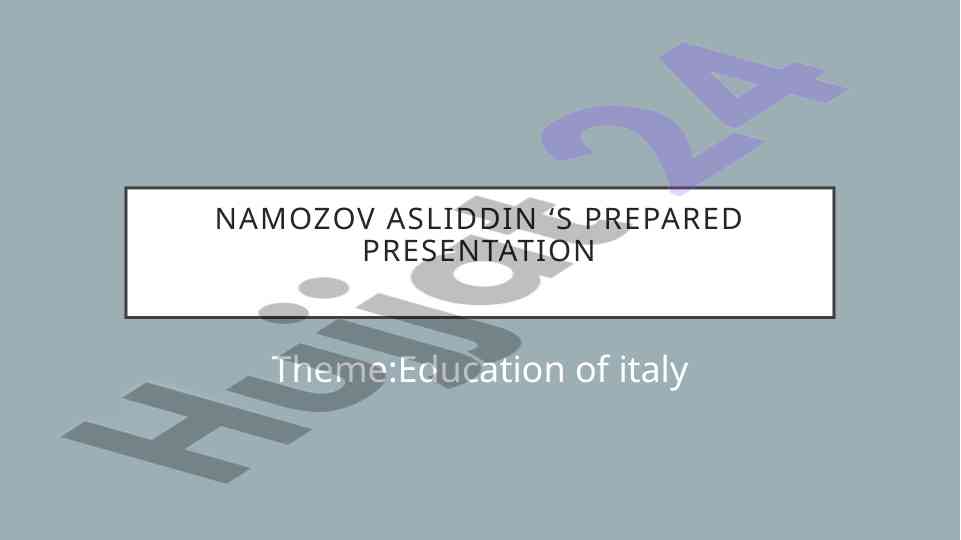 Education and technology in italy's polytechnic universities