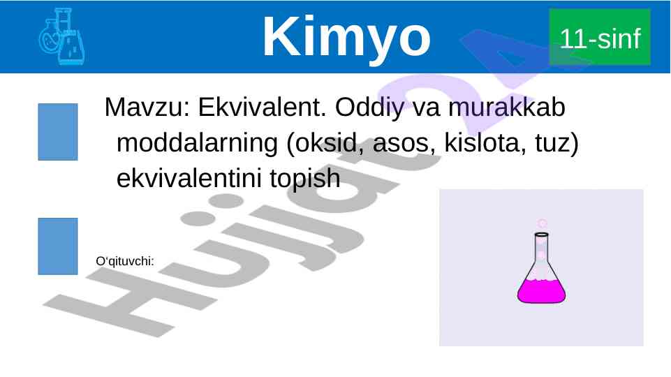 Ekvivalent haqida ma'lumotlar va misollar