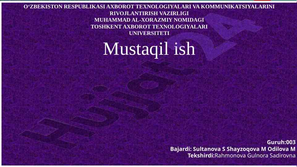 Litosferani muhofaza qilish bo‘yicha tadqiqot