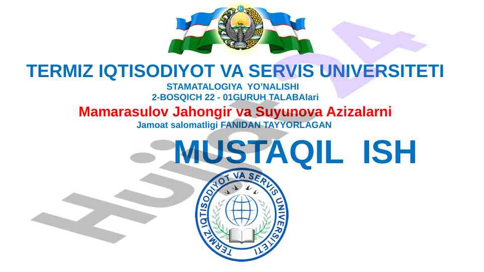 Tibbiyot statistikasi asoslari va ahamiyati