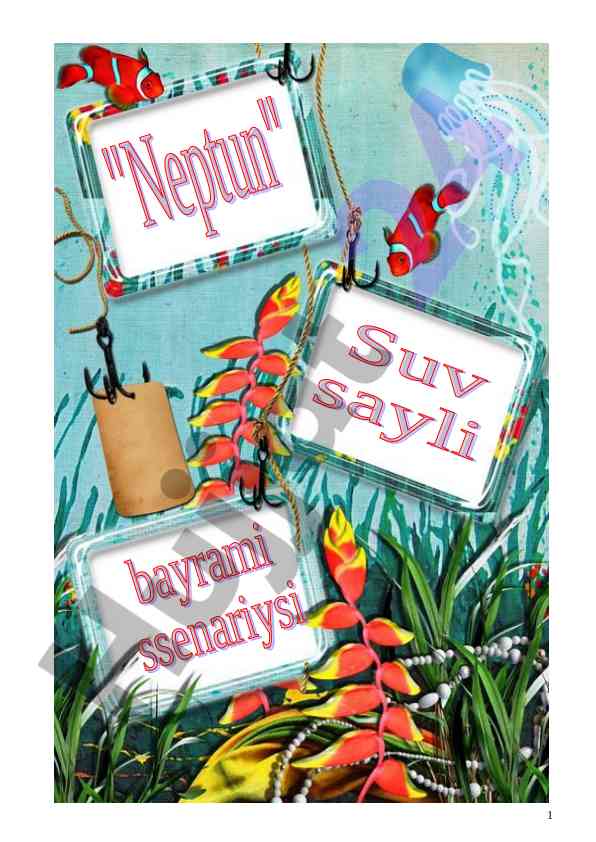 Neptun-suv bayrami tadbirining o‘tishi