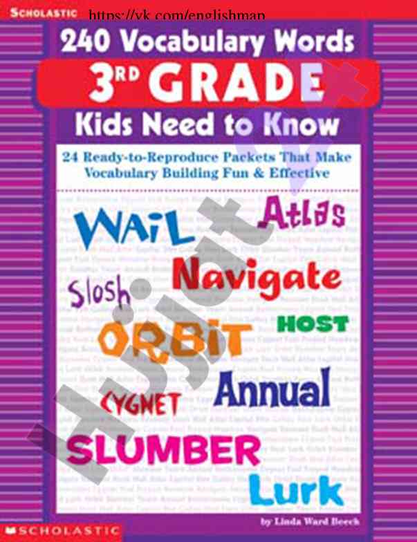 240 vocabulary words kids need to know