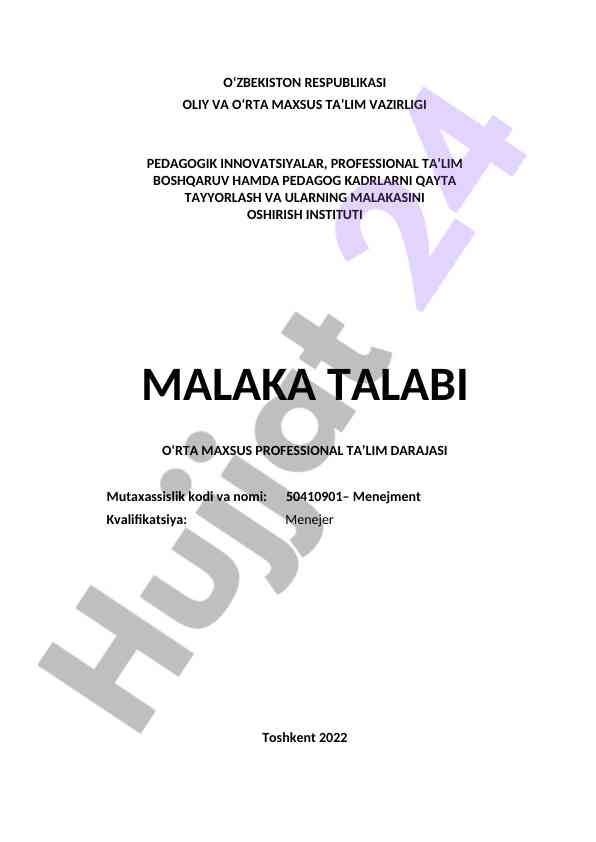 Pedagogik innovatsiyalar va professional ta’lim