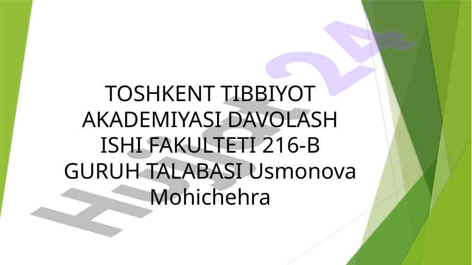 Bolalarda asab tizimi jarohatlanishi va sindromlari