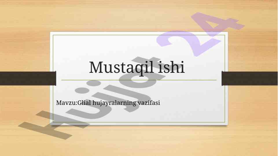 Glial hujayralarning vazifasi va o'zgarishlari