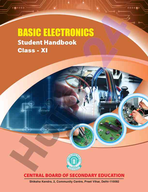 Basic electronics student handbook for class xi