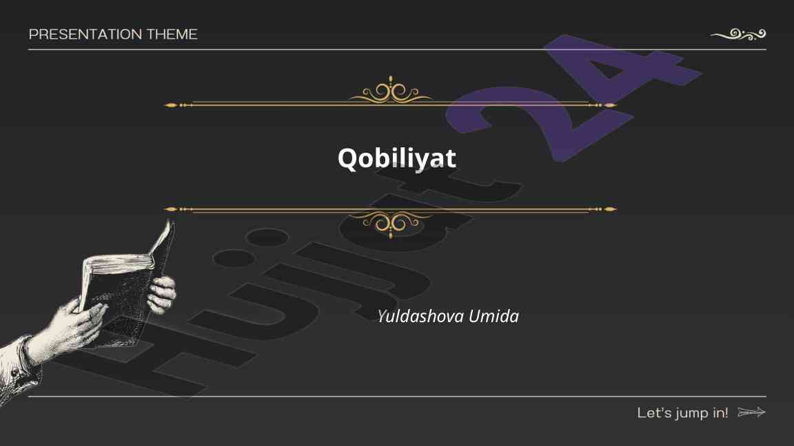 Qobiliyat rivojlanishi va turlari